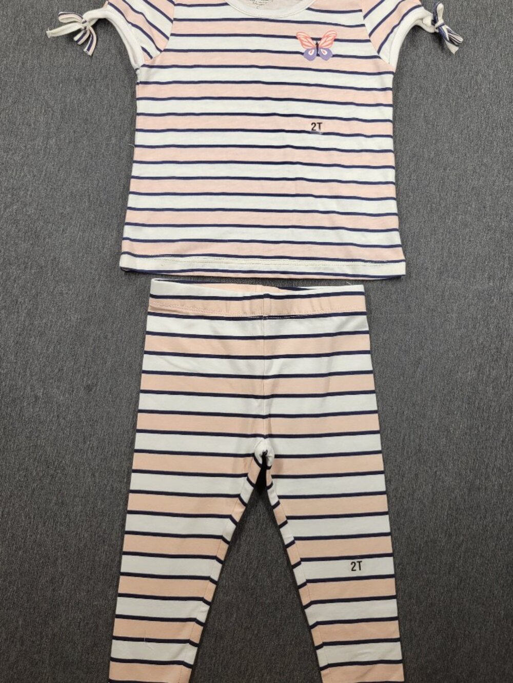 Toddler two piece set, Toughskins, size 2t, multicolored, new without tags